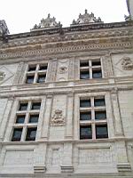 Blois, Chateau, Aile Francois Ier , Fenetres interieures (2)